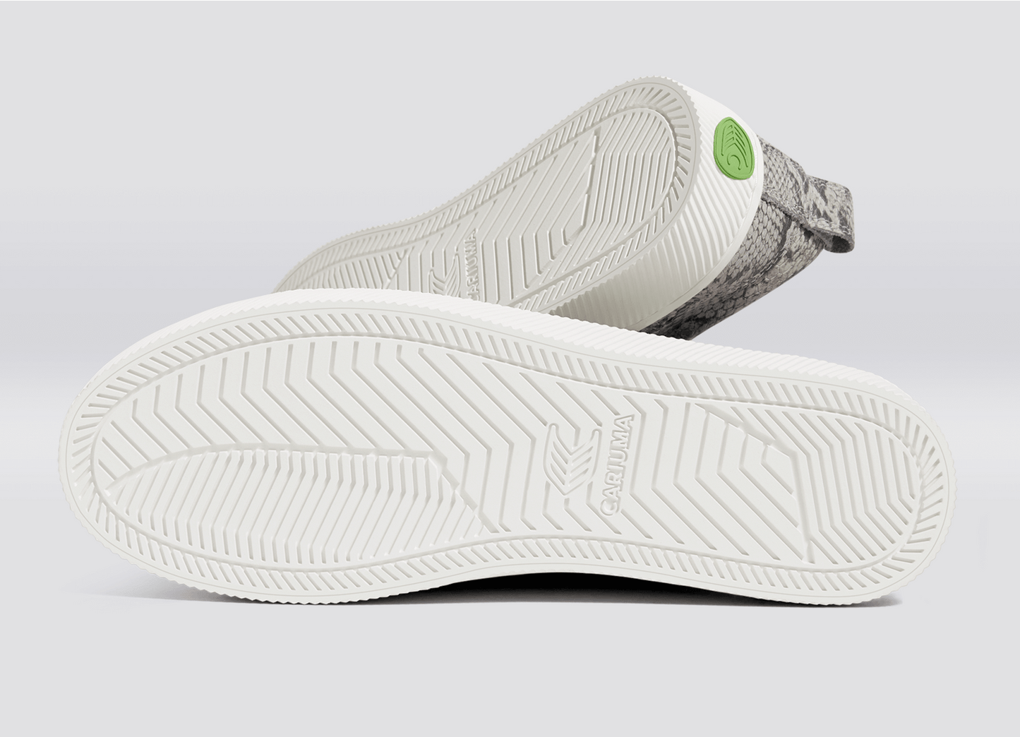 OCA Low Snake Print Premium Leather