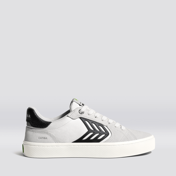 CATIBA PRO 2.0 Smoke White Suede Off-White Cordura Black Logo Sneaker