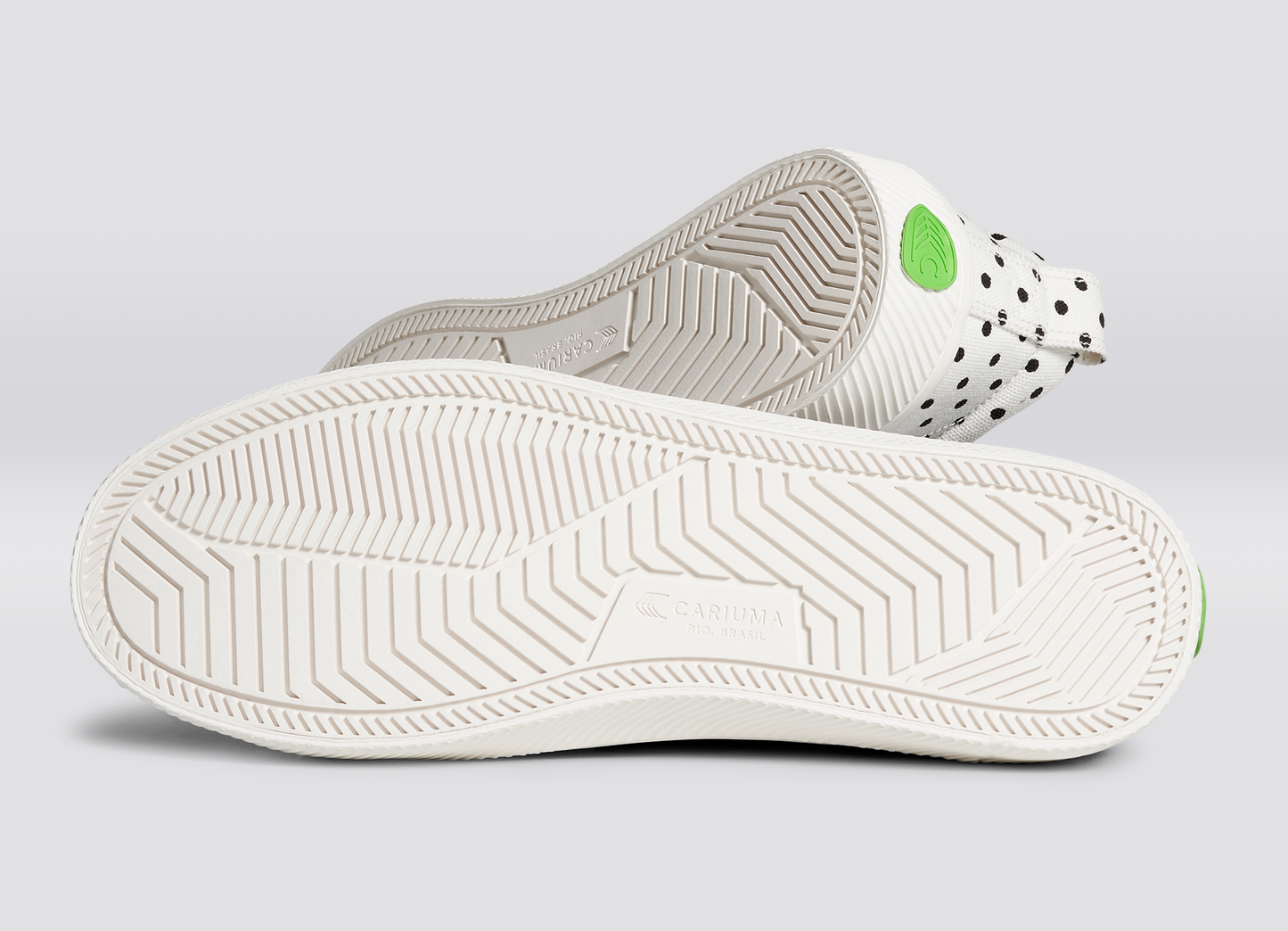 OCA Low White Polka Dots Canvas Sneaker