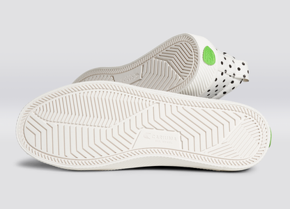 OCA Low White Polka Dots Canvas Sneaker