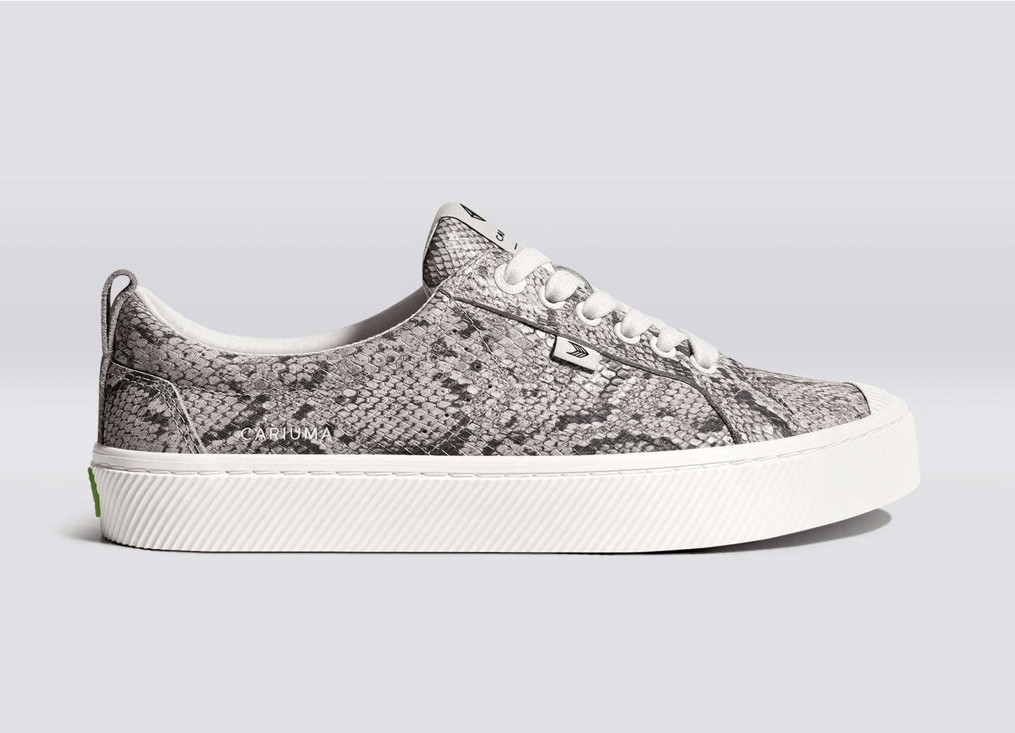OCA Low Snake Print Premium Leather