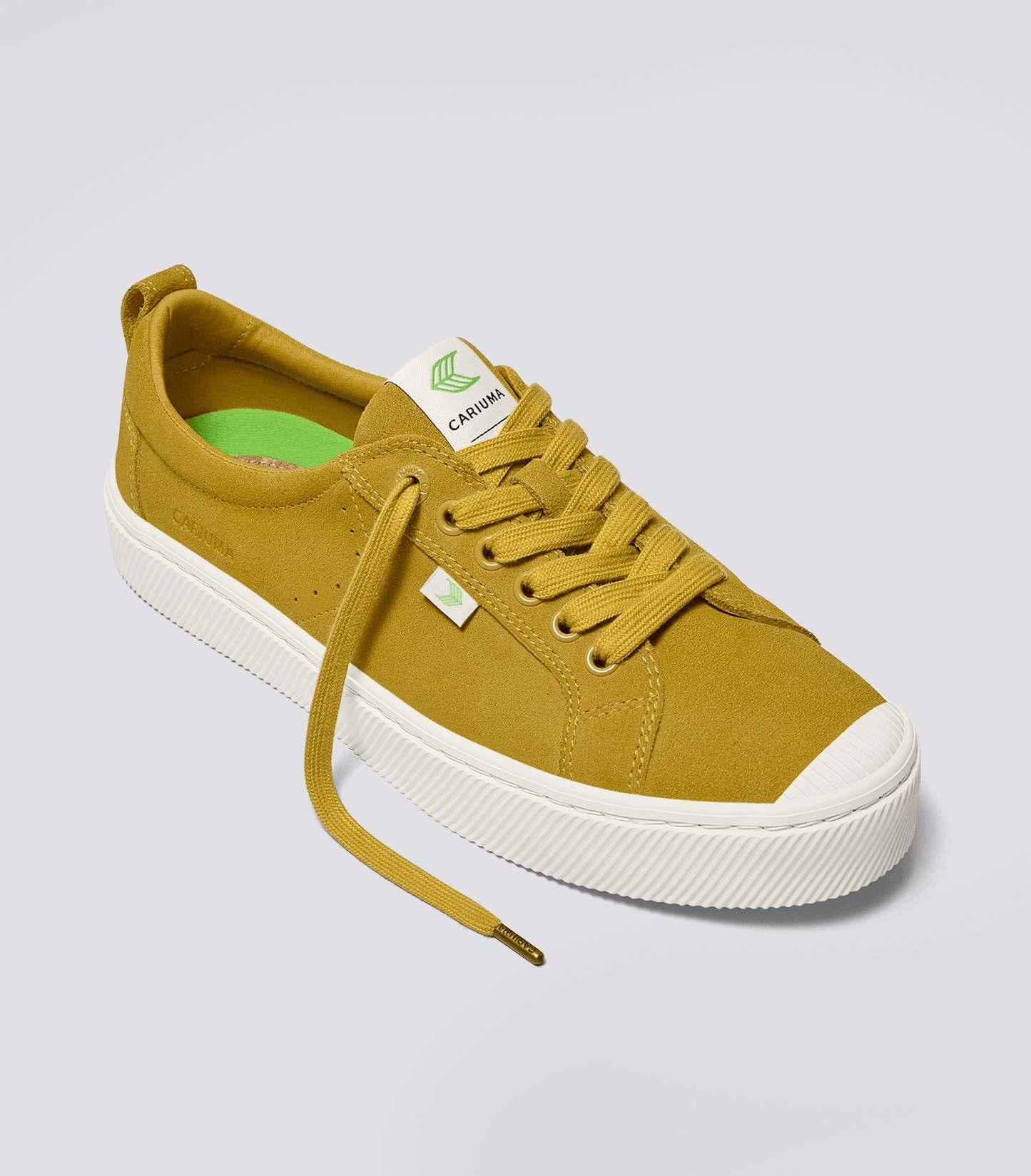 OCA Low Lemon Curry Suede Sneaker
