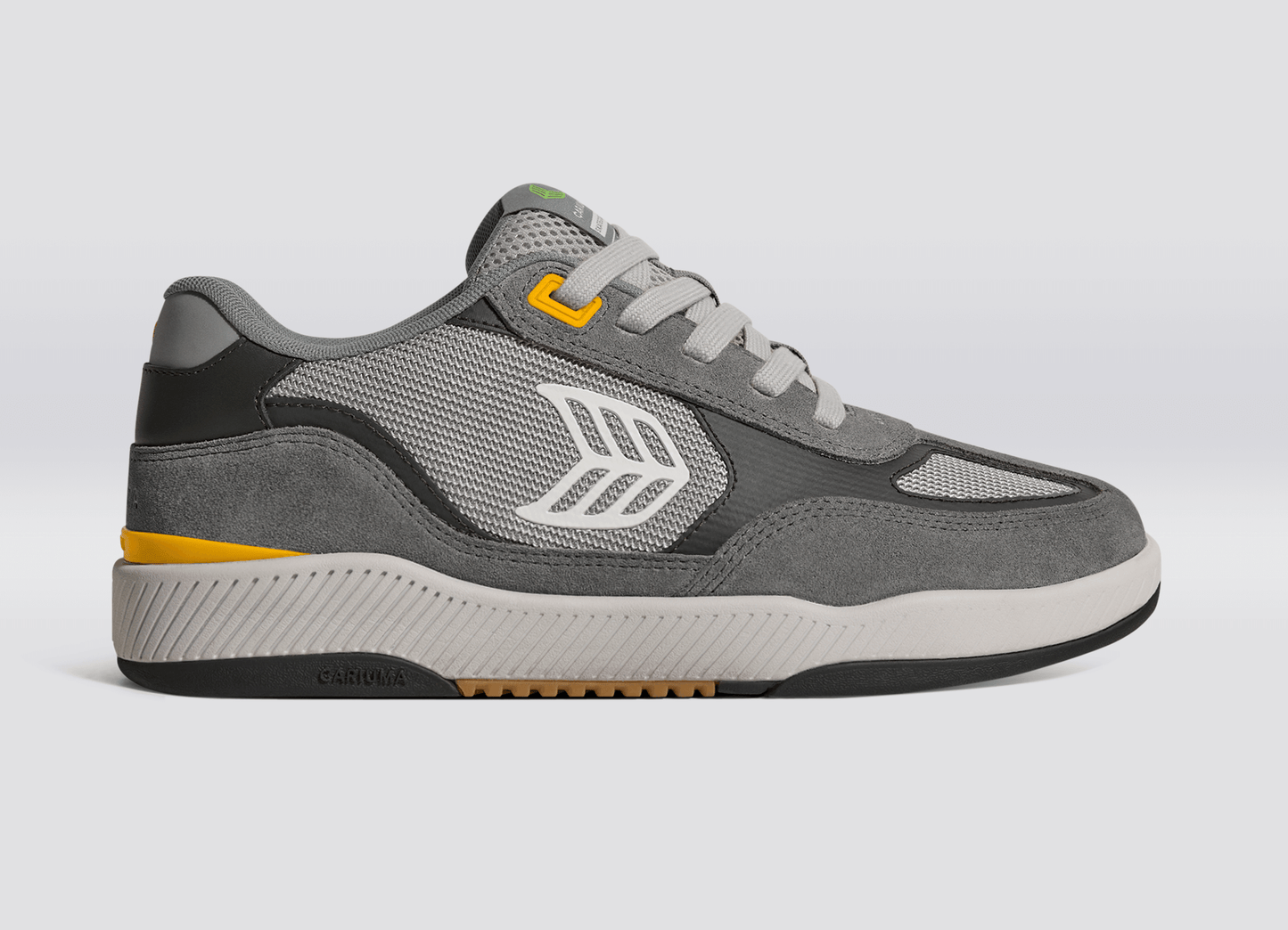 Skategoat C25 PRO Charcoal Grey Suede Light Grey Mesh Ice Logo Yellow