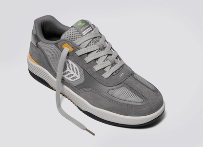 Skategoat C25 PRO Charcoal Grey Suede Light Grey Mesh Ice Logo Yellow